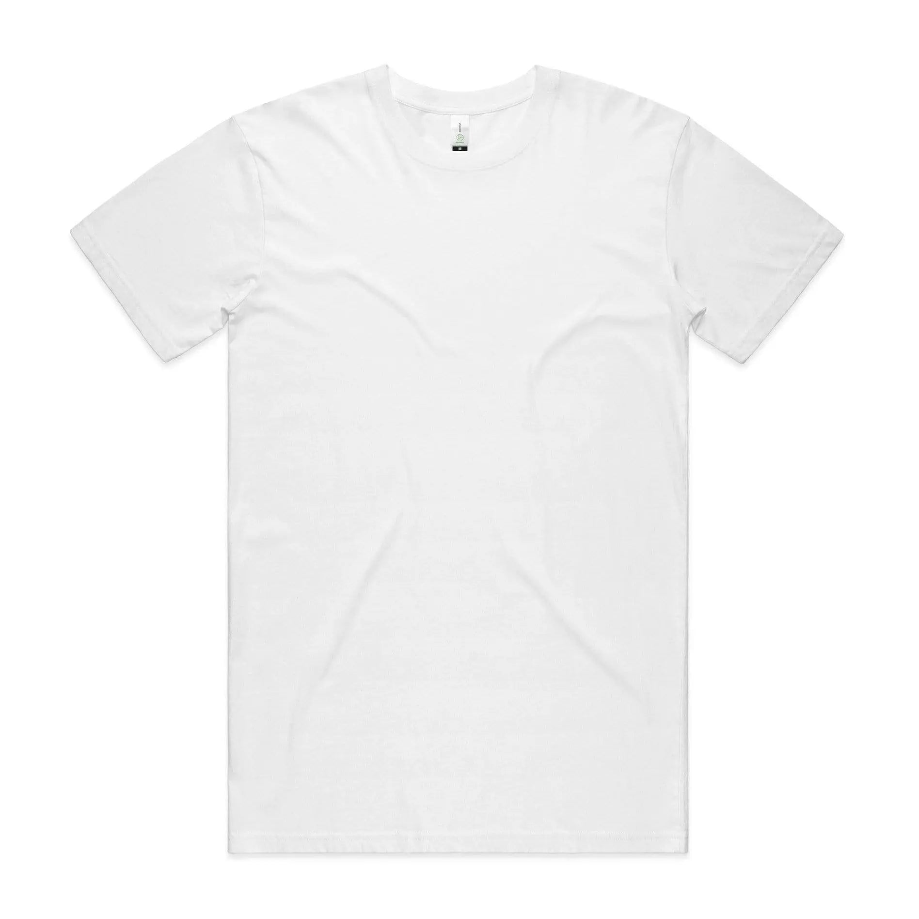 As Colour Men's staple organic tee 5001G Casual Wear As Colour WHITE XSM